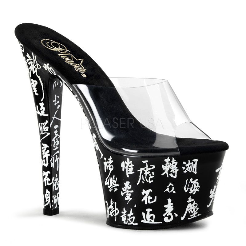 SKY-301-3/C/B Sexy obuv s čínským písmem