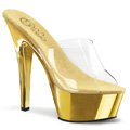 KISS-201/C/GCH zlaté pantofle na podpatku a platformě