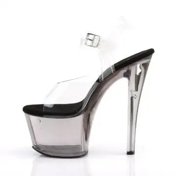 SKY308T/C/SMK šedivé sexy sandály | SKY-308T Pleaser - z vnitřku