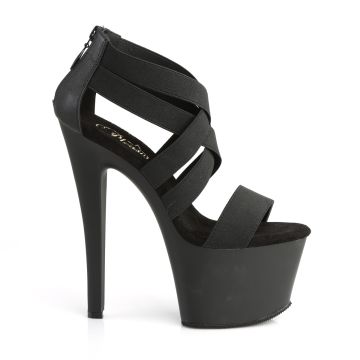 SKY369/BELS/M Černé páskové sexy boty | SKY-369 Pleaser - z vnějšku SKY369/BELS/M Černé páskové sexy boty | SKY-369 Pleaser - z vnějšku