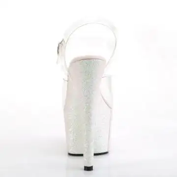 Růžové sexy sandály pro go-go tanečnice ADO708HMG/C/OPG | ADORE-708HMG Pleaser - zezadu