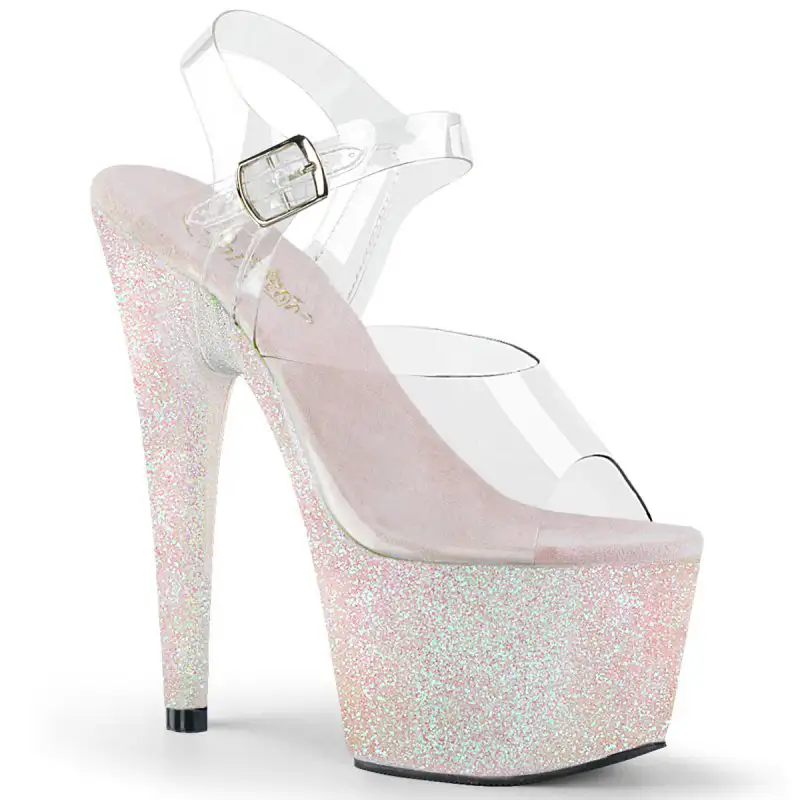 Růžové sexy sandály pro go-go tanečnice ADO708HMG/C/OPG