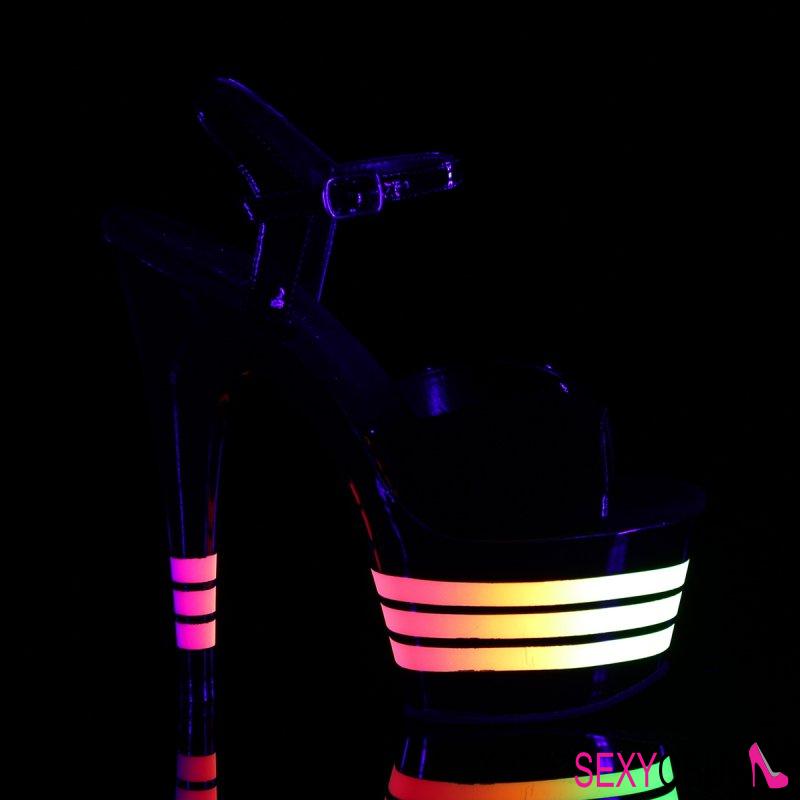 ADORE-709UVLN Sexy boty se svítícími pruhy