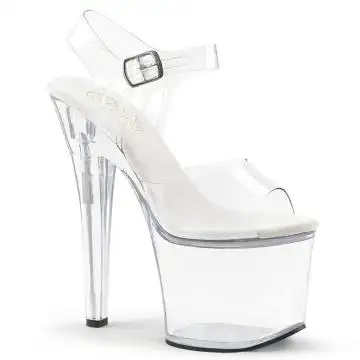Průhledné sexy sandály na vysokém podpatku RAD708/C/M | RADIANT-708 Pleaser
