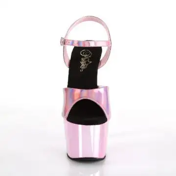 Růžové striptýz boty s hologramem ADO709HGCH/BPHG/BPCH | ADORE-709HGCH Pleaser - zepředu