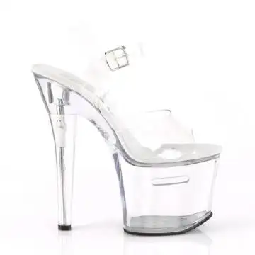 TIPJAR-708RAD TIP708RAD/C/M Průhledné sexy boty s kasičkou na peníze v platformě Pleaser - z vnějšku