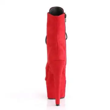 Červené pole dance kozačky ADO1020FS/RFS/M | ADORE-1020FS Pleaser - zezadu