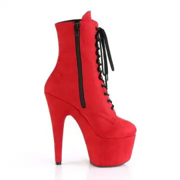 Červené pole dance kozačky ADO1020FS/RFS/M | ADORE-1020FS Pleaser - z vnějšku