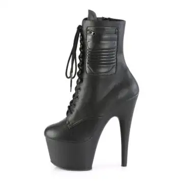 Černé matné taneční kozačky Pleaser ADO1020PK/BPU/M | ADORE-1020PK Pleaser - z vnitřku