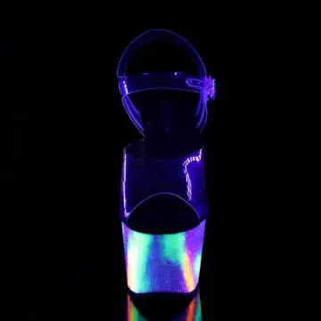 Barevně svítící sandály Pleaser ADO708GXY/C/NGXY | ADORE-708GXY Pleaser - zepředu
