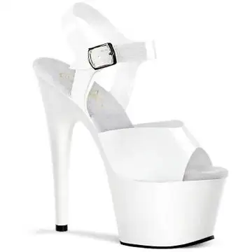Taneční bílé sexy boty ADO708N/WTPU/M