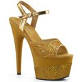 ADORE-709-2G Zlaté taneční sexy boty