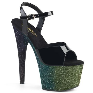 Tmavě zelené sexy boty ADO709OMBRE/B/EM-B | ADORE-709OMBRE Pleaser Tmavě zelené sexy boty ADO709OMBRE/B/EM-B | ADORE-709OMBRE Pleaser