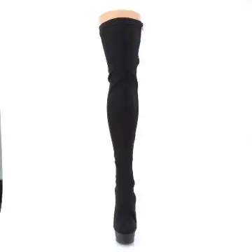 Sexy kozačky s natahovací nohavicí DEL3003/BLYR/M | DELIGHT-3003 Pleaser - zepředu