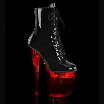 LED svítící taneční kozačky Pleaser FDANCE1020-8/B/C | FLASHDANCE-1020-8 Pleaser