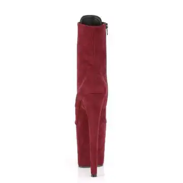 Rudé taneční kozačky FLAM1020FS/BYFS/M | FLAMINGO-1020FS Pleaser - zezadu