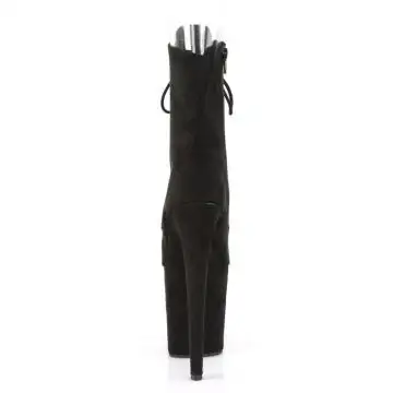 Černé kozačky na striptýz FLAM1021FS/BFS/M | FLAMINGO-1021FS Pleaser - zezadu