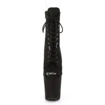 Černé kozačky na striptýz FLAM1021FS/BFS/M | FLAMINGO-1021FS Pleaser - zepředu