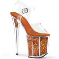 FLAMINGO-808GF Oranžové sexy boty FLAM808GF/C/OMCG