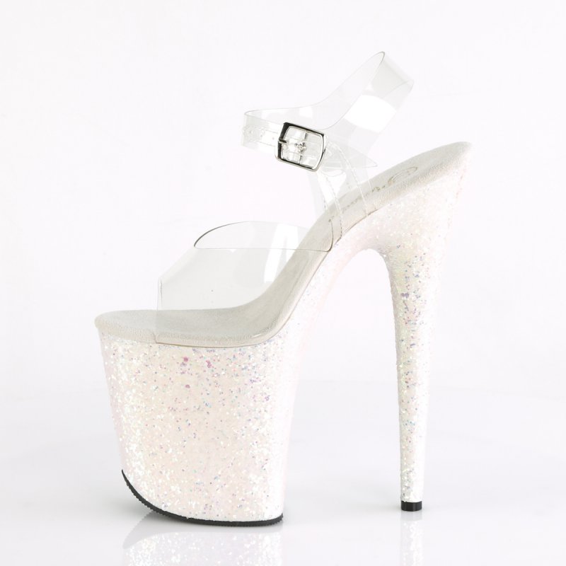 Opál sexy sandály na extra podpatku FLAM808LG/C/OPG | FLAMINGO-808LG Pleaser - z vnitřku