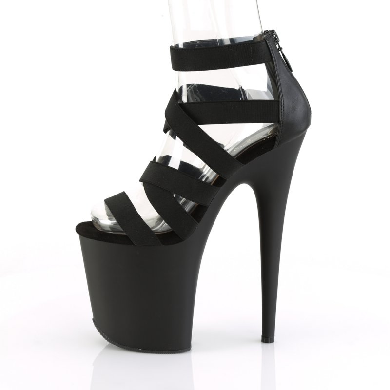 Páskové boty na extrémním podpatku FLAM859/BELS-PU/M | FLAMINGO-859 Pleaser - z vnitřku