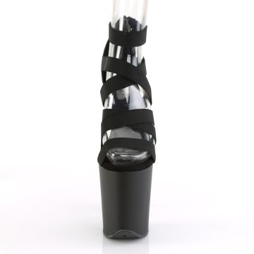 Páskové boty na extrémním podpatku FLAM859/BELS-PU/M | FLAMINGO-859 Pleaser - zepředu