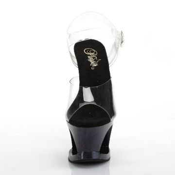 Tmavě modré sexy boty MOON708HSP/C/MNBLU | MOON-708HSP Pleaser - zepředu