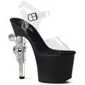 REVOLVER-708 Taneční sexy boty na podpatku REV708/C/B