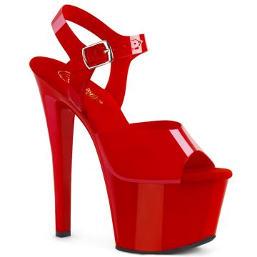 SKY-308N | SKY308N/RTPU/M Červené sexy boty Pleaser