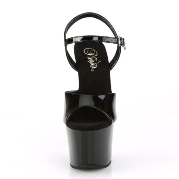 Luxusní sexy boty SKY309CRS/B/B-SRS | SKY-309CRS Pleaser - zepředu Luxusní sexy boty SKY309CRS/B/B-SRS | SKY-309CRS Pleaser - zepředu