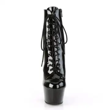 Černé kotníčkové kozačky ASP1020/B/M | ASPIRE-1020 Pleaser - zepředu