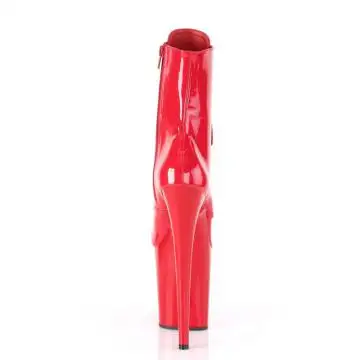 Červené taneční kozačky FLAM1020/R/M | FLAMINGO-1020 Pleaser - zezadu