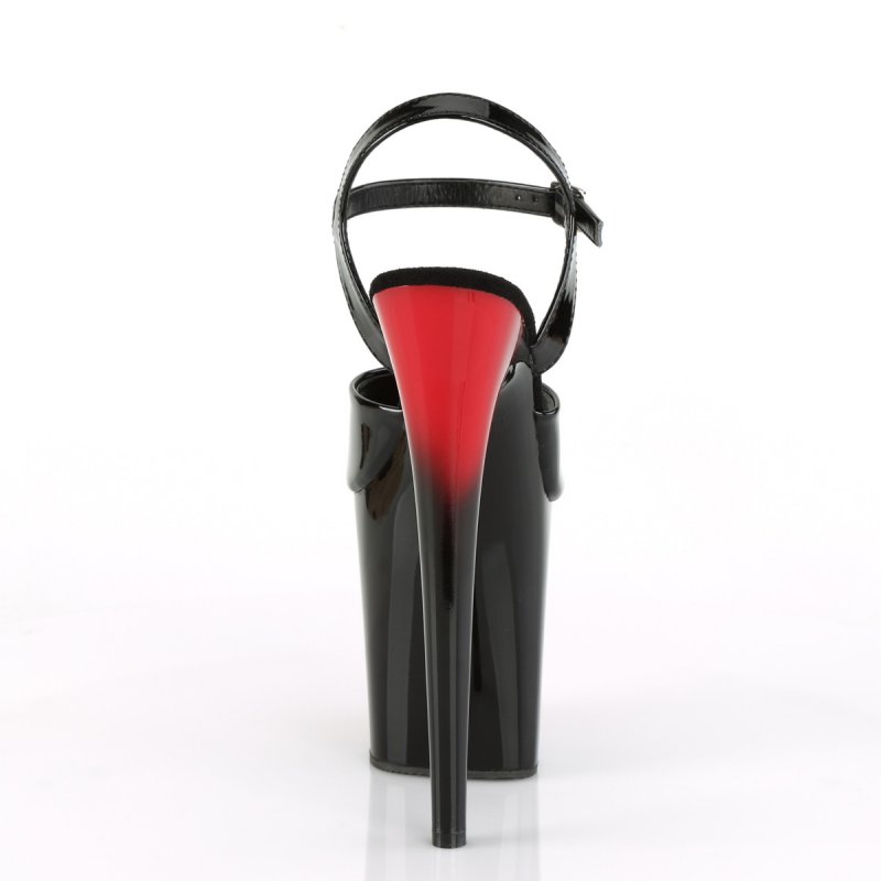 Pole dance boty FLAM809BR/B/R-B | FLAMINGO-809BR Pleaser - zezadu