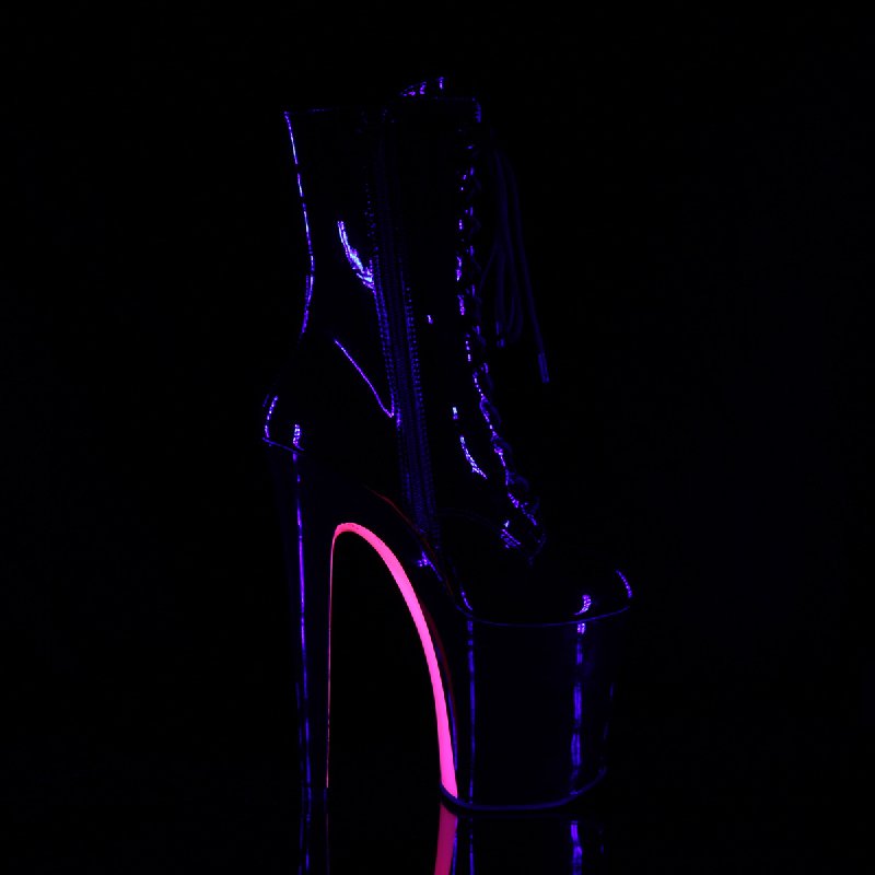 XTREME-1020TT XTM1020TT/B/B-NHP Kozačky s platformou a extra vysokým podpatkem pro pole dance - z vnějšku