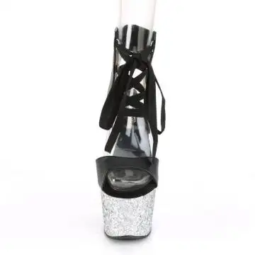 Luxusní boty pro go-go tanečnice Pleaser ADO700-14LG/BPU/SG | ADORE-700-14LG Pleaser - zepředu