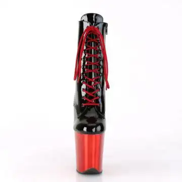 Taneční kotníkové kozačky FLAM1020/B/RCH | FLAMINGO-1020 Pleaser - zepředu