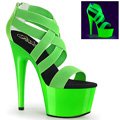 ADORE-769UV Zelené svítící páskové boty