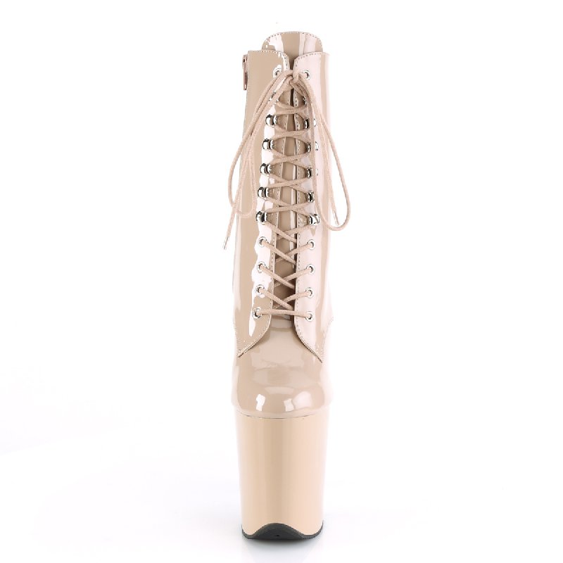 Tělové taneční kozačky FLAM1020/ND/M | FLAMINGO-1020 Pleaser - zepředu