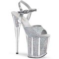 FLAMINGO-810G Stříbrné luxusní sexy boty FLAM810G/SMCG/M