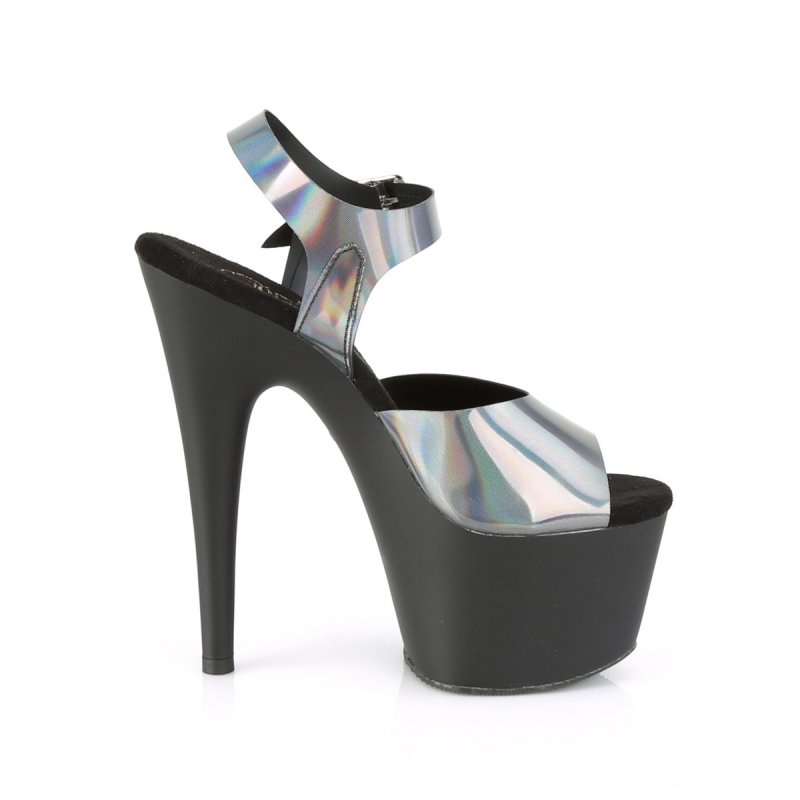 Sexy boty s hologramem na vysokém podpatku ADO708N-DT/PWHGTPU/B | ADORE708N-DT Pleaser - z vnějšku