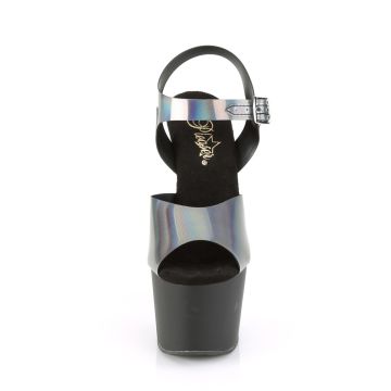 Sexy boty s hologramem na vysokém podpatku ADO708N-DT/PWHGTPU/B | ADORE708N-DT Pleaser - zepředu