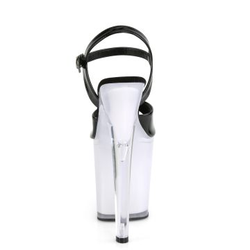 Svítící LED boty do pro noční kluby DISCOLT809/B/WGLOW | DISCOLT-809 Pleaser - zezadu