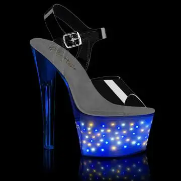 Svítící sandály Pleaser ECHOLT708/C/WGLOW | ECHOLT-708 Pleaser