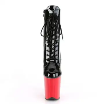 Taneční kozačky FLAM1020/B/R | FLAMINGO-1020 Pleaser - zepředu