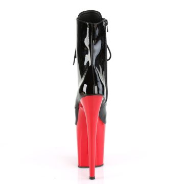 Taneční kozačky FLAM1020/B/R | FLAMINGO-1020 Pleaser - zezadu Taneční kozačky FLAM1020/B/R | FLAMINGO-1020 Pleaser - zezadu
