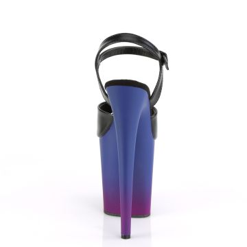 Taneční boty na pole dance Pleaser FLAM809BP/BPU/BLU-PP | FLAMINGO-809BP Pleaser - zezadu Taneční boty na pole dance Pleaser FLAM809BP/BPU/BLU-PP | FLAMINGO-809BP Pleaser - zezadu