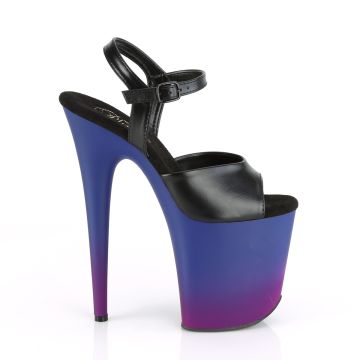 Taneční boty na pole dance Pleaser FLAM809BP/BPU/BLU-PP | FLAMINGO-809BP Pleaser - z vnějšku Taneční boty na pole dance Pleaser FLAM809BP/BPU/BLU-PP | FLAMINGO-809BP Pleaser - z vnějšku
