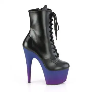 Pole dance kozačky na platformě Pleaser ADO1020BP/BPU/BLU-PP | ADORE-1020BP Pleaser - z vnějšku