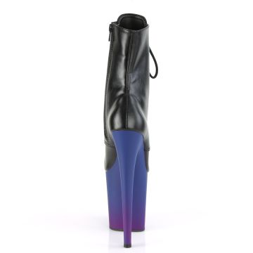 Taneční pole dance kozačky FLAM1020BP/BPU/BL-PP | FLAMINGO-1020BP Pleaser - zezadu Taneční pole dance kozačky FLAM1020BP/BPU/BL-PP | FLAMINGO-1020BP Pleaser - zezadu