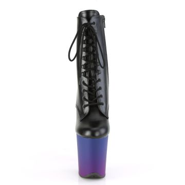 Taneční pole dance kozačky FLAM1020BP/BPU/BL-PP | FLAMINGO-1020BP Pleaser - zepředu Taneční pole dance kozačky FLAM1020BP/BPU/BL-PP | FLAMINGO-1020BP Pleaser - zepředu